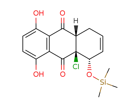 9a-chloro-5,8-dihydroxy-1-trimethylsilyloxy-1,4,4a,9a-tetrahydro-9,10-anthraquinone