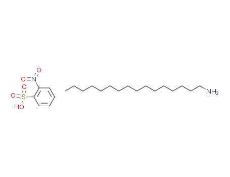 Hexadecylamine; compound with 2-nitro-benzenesulfonic acid