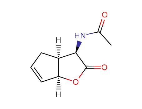 4-endo-acetylamino-2-oxabicyclo<3.3.0>oct-7-en-3-one