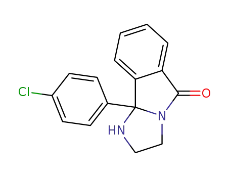 Molecular Structure of 6038-49-9 (9beta-(4-Chlorophenyl)-1,2,3,9beta-tetrahydro-5H-imidazo[2,1-a]isoindol-5-one)