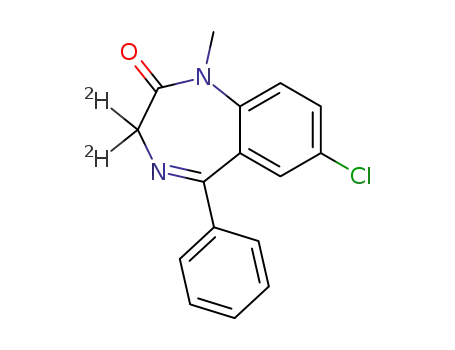 3,3-dideuterio-7-chloro-1-methyl-5-phenyl-1H-benzo[e][1,4]diazepine-2(3H)-one