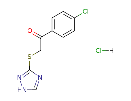 1-(4-Chloro-phenyl)-2-(1H-[1,2,4]triazol-3-ylsulfanyl)-ethanone; hydrochloride