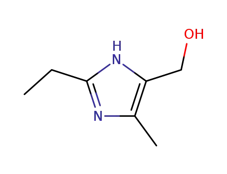 Molecular Structure of 94887-76-0 (1H-Imidazole-4-methanol, 2-ethyl-5-methyl-)
