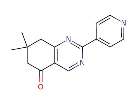 7,7-dimethyl-2-(4-pyridyl)-5,6,7,8-tetrahydro-5-quinazolone