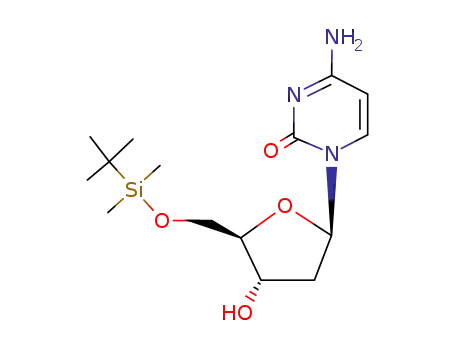 Molecular Structure of 51549-27-0 (Cytidine, 2'-deoxy-5'-O-[(1,1-dimethylethyl)dimethylsilyl]-)