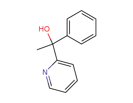 Molecular Structure of 19490-92-7 (1-PHENYL-1-(2-PYRIDYL)ETHANOL)