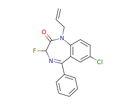 1-allyl-7-chloro-3-fluoro-5-phenyl-1,3-dihydro-benzo[e][1,4]diazepin-2-one