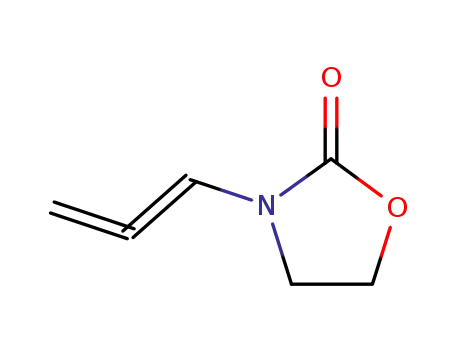 Molecular Structure of 250728-91-7 (2-Oxazolidinone,3-(1,2-propadienyl)-(9CI))