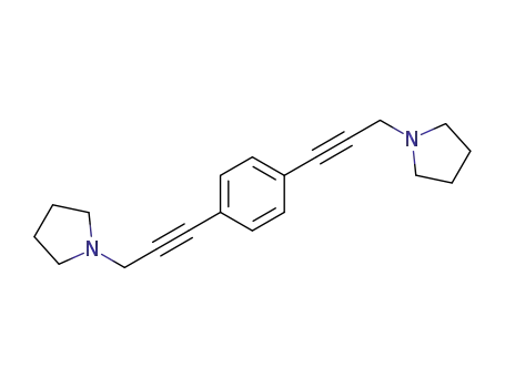 1,4-bis[3-(pyrrolidin-1-yl)prop-1-yn-1-yl]benzene