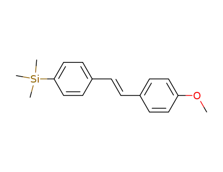 {4-[(E)-2-(4-Methoxy-phenyl)-vinyl]-phenyl}-trimethyl-silane