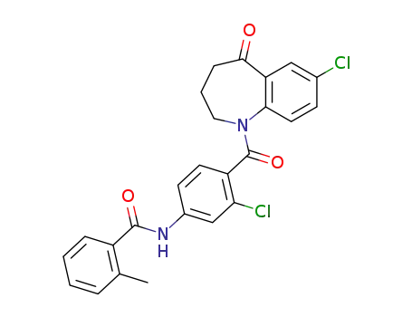 7-chloro-1-[2-chloro-4-[(2-methylbenzoyl)amino]benzoyl]-5-oxo-2,3,4,5-tetrahydro-1H-1-benzazepine