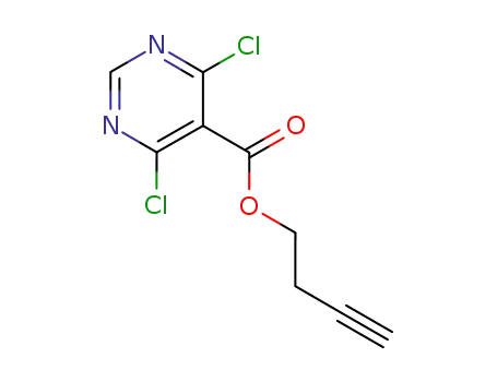 4,6-dichloro-pyrimidine-5-carboxylic acid but-3-ynyl ester