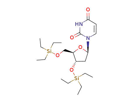 2'-deoxy-3',5'-bis-O-(triethylsilyl)uridine