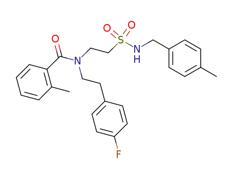 N-[2-(4-fluoro-phenyl)-ethyl]-2-methyl-N-[2-(4-methyl-benzylsulfamoyl)-ethyl]-benzamide