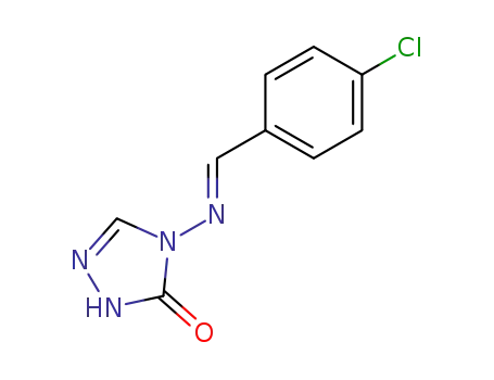 4-p-chlorobenzylideneimino-1,2,4-triazol-3(2H)-one