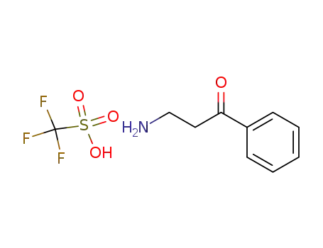 3-amino-1-phenyl-propan-1-one trifluoromethylsulfonate