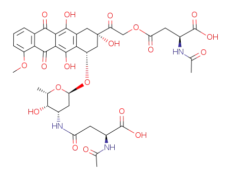 3'-N,14-bis[(N-acetyl)-β-aspartyl]-doxorubicin
