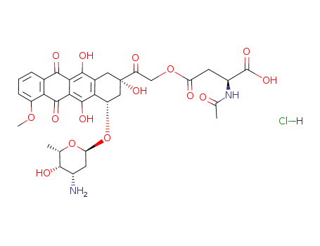 daunomycin-14-(N-acetyl)-β-aspartate hydrochloride