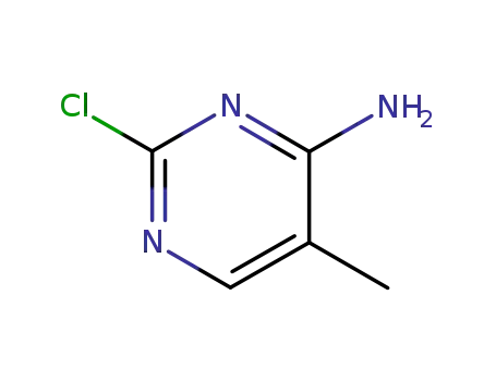 Molecular Structure of 14394-70-8 (4-Amino-2-chloro-5-methylpyrimidine)