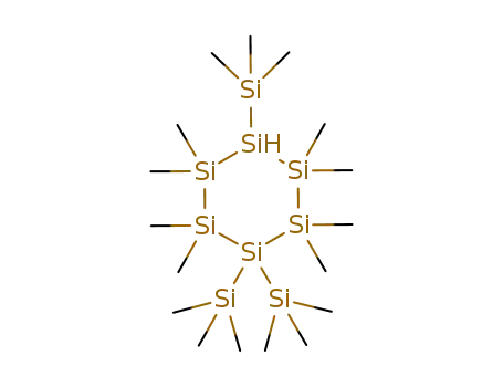 1,4,4-tris(trimethylsilyl)-4-hydrooctamethylcyclohexasilane