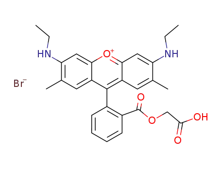 rhodamine 19 hydroxycarbonylmethyl ester bromide