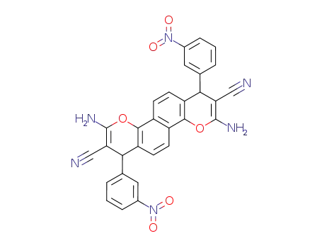 3,9-diamino-1,7-bis-(3-nitro-phenyl)-1,7-dihydro-4,10-dioxa-chrysene-2,8-dicarbonitrile