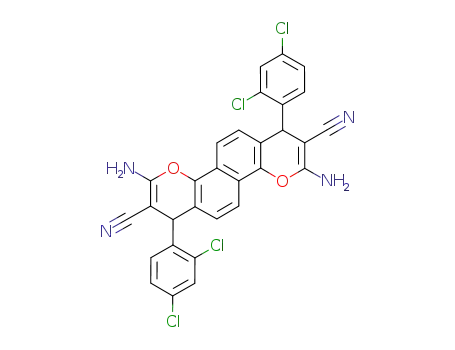 3,9-diamino-1,7-bis-(2,4-dichloro-phenyl)-1,7-dihydro-4,10-dioxa-chrysene-2,8-dicarbonitrile