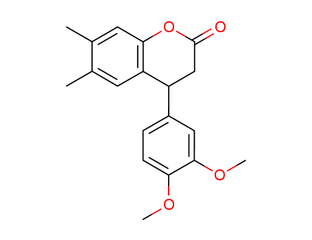 4-(3,4-dimethoxyphenyl)-6,7-dimethyl-3,4-dihydrocoumarin