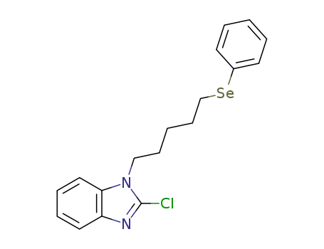 2-chloro-1-[(5-phenylselanyl)pentyl]-1H-benzo[d]imidazole