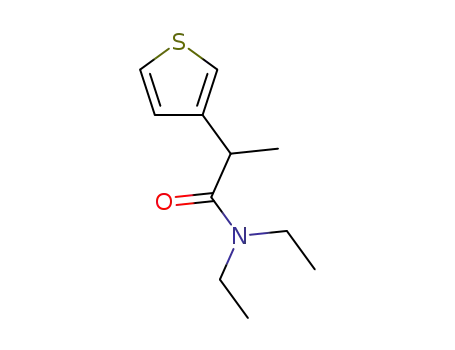 N,N-diethyl-2-(thiophen-3-yl)propionamide