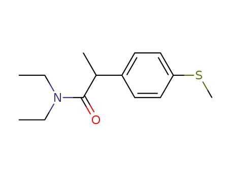 N,N-diethyl-2-(4-methylsulfanylphenyl)propionamide