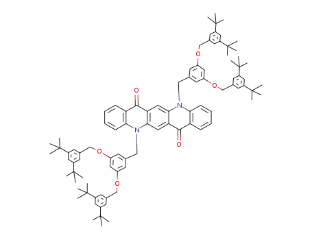 5,12-bis-[3,5-bis-(3,5-di-tert-butyl-benzyloxy)-benzyl]-5,12-dihydro-quino[2,3-b]acridine-7,14-dione
