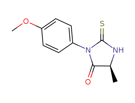 (S)-3-(4-methoxyphenyl)-5-methyl-2-thioxoimidazolidin-4-one