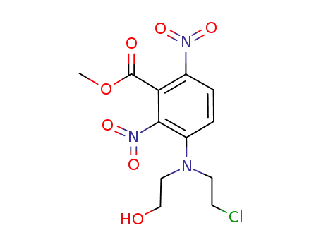 methyl 3-[(2-chloroethyl)(2-hydroxyethyl)amino]-2,6-dinitrobenzoate