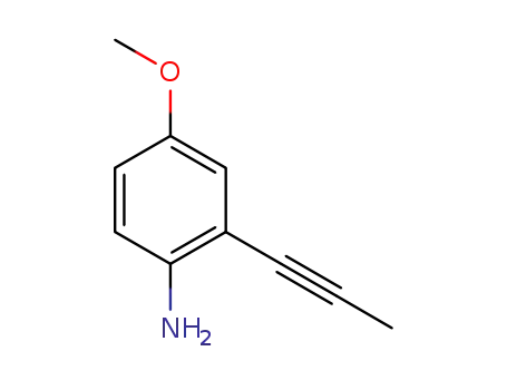 4-methoxy-2-(prop-1-yn-1-yl)aniline