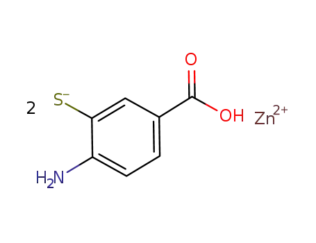 4-amino-3-mercaptobenzoic acid zinc salt