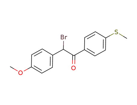 2-bromo-1-(4''-(methylthio)phenyl)-2-(4'-methoxyphenyl)-1-ethanone