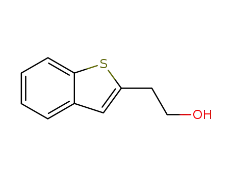 Molecular Structure of 30962-69-7 (2-BENZO[B]THIOPHEN-2-YL-ETHANOL)
