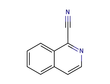 Molecular Structure of 1198-30-7 (1-Isoquinolinecarbonitrile)