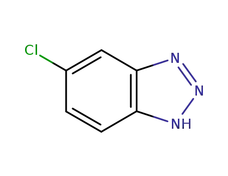 Molecular Structure of 94-97-3 (5-Chlorobenzotriazole)