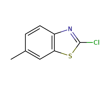 Molecular Structure of 3507-26-4 (2-Chloro-6-methylbenzothiazole)