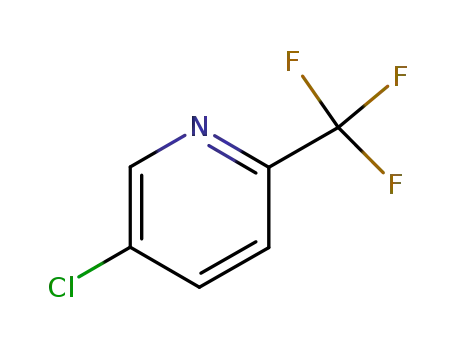 Molecular Structure of 349-94-0 (5-Chloro-2-(trifluoromethyl)pyridine)