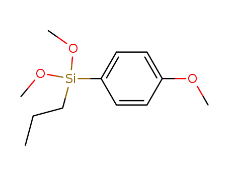 dimethoxy(4-methoxyphenyl)propylsilane
