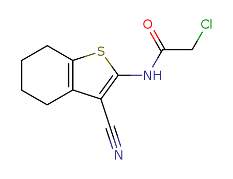 2-Chloro-N-(3-cyano-4,5,6,7-tetrahydro-1-benzothiophen-2-yl)acetamide