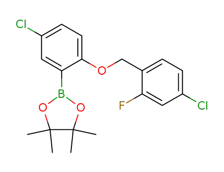 2-(5-chloro-2-{[4-chloro-2-fluorophenylmethyl]oxy}phenyl)-4,4,5,5-tetramethyl-1,3,2-dioxaborolane