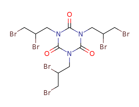 Tris(2,3-dibromopropyl) isocyanurate; 1,3,5-Tris(2,3-dibromoisopropyl) isocyanurate; Hexahydro-1,3,5-tris(2,3-dibromopropyl)-1,3,5-triazine-2,4,6-trione