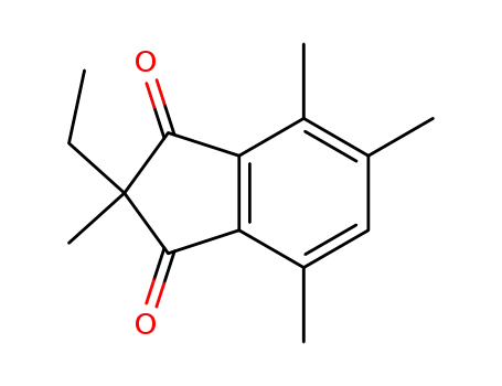 2-ethyl-2,4,5,7-tetramethylindan-1,3-dione