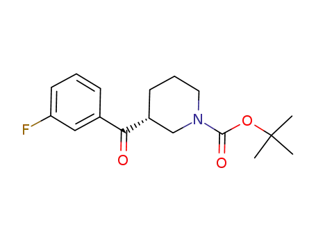 (R)-tert-butyl 3-(3-fluorobenzoyl)piperidine-1-carboxylate