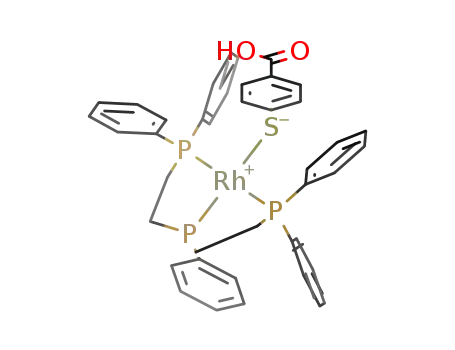 (4-carboxybenzenethiolato)(bis(diphenylphosphanylethyl)phenylphosphane)rhodium(I)