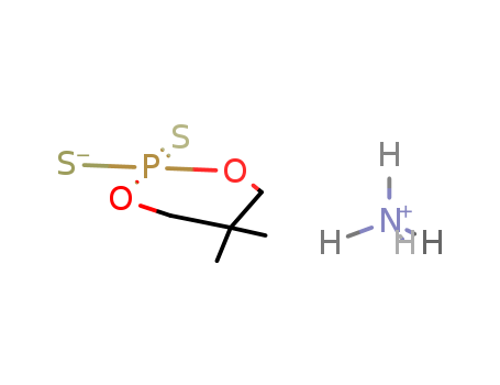1,3,2-Dioxaphosphorinane, 2-mercapto-5,5-dimethyl-, 2-sulfide, ammonium salt